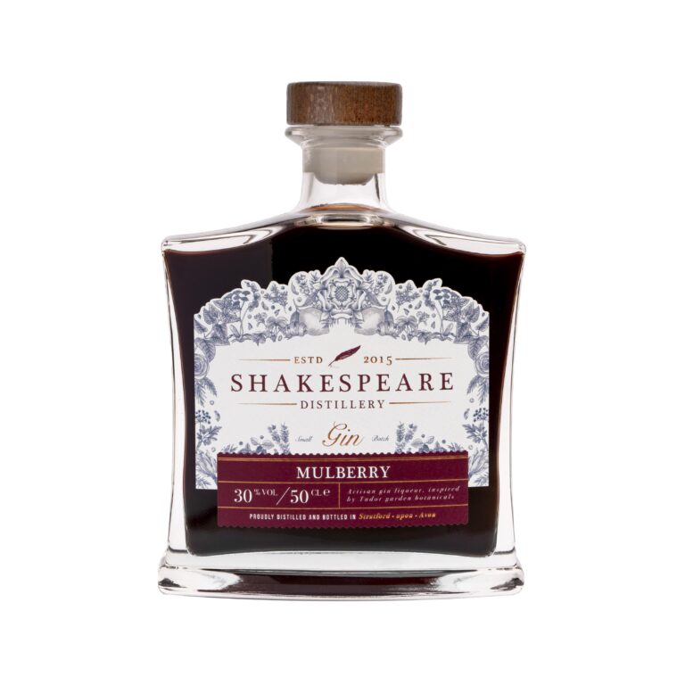 a bottle of mulberry gin