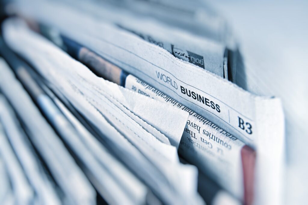 a photo of various newspapers