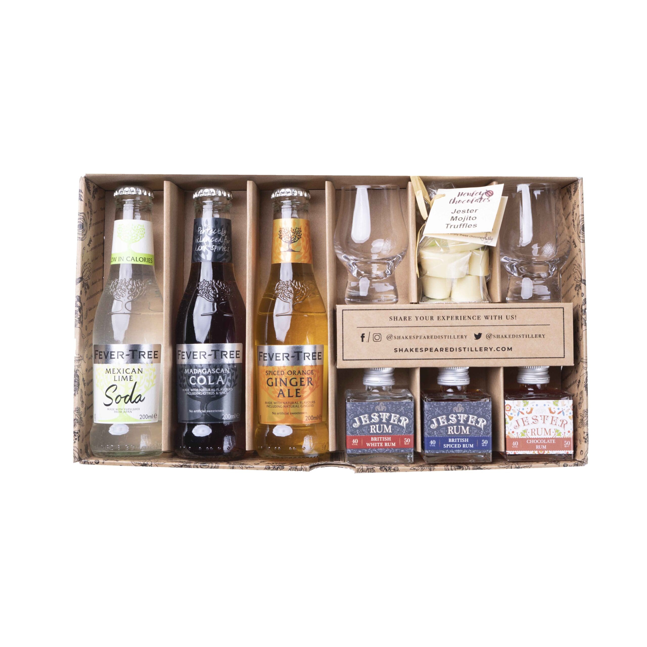 Jester Rum Home Tasting Kit x3 Inside box