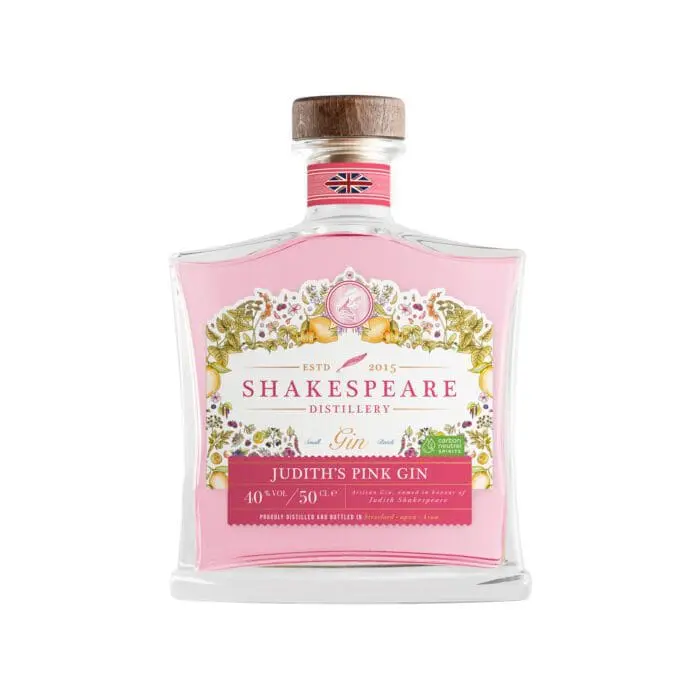 Judith's Premium Pink Gin | Shakespeare Distillery
