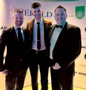 Simon, Sam and Peter at the Awards