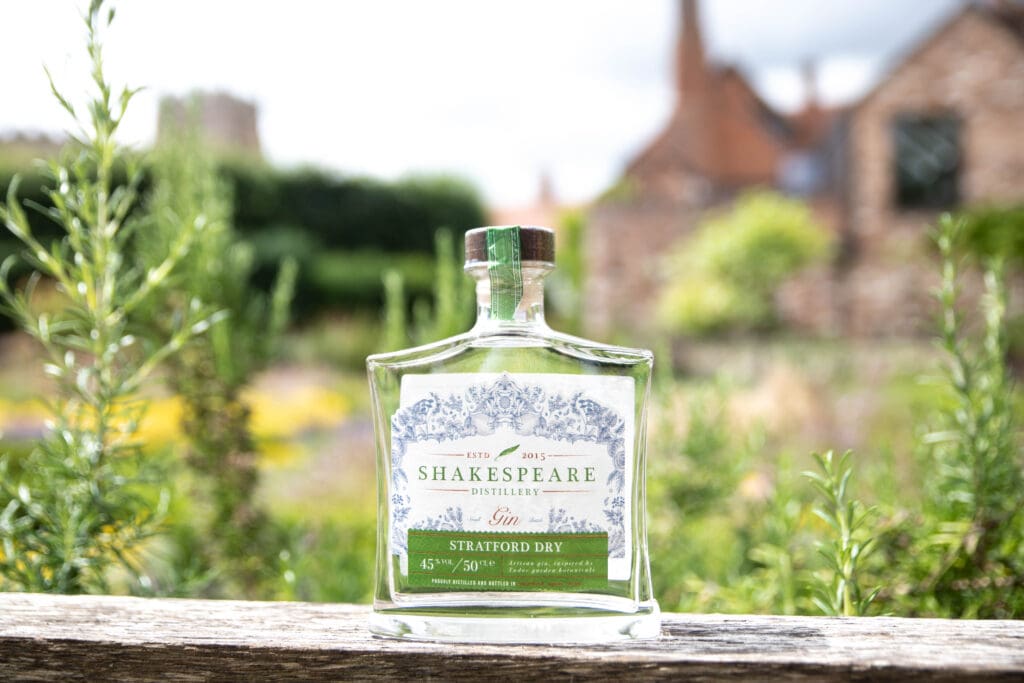 A bottle of Stratford Dry Gin